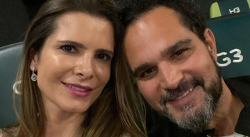 Luciano e Flávia são pais das gêmeas Isabella e Helena. - Instagram