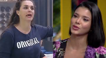 Luiza Ambiel afirma que faltou pouco para bater em Jake - Reprodução/ Record