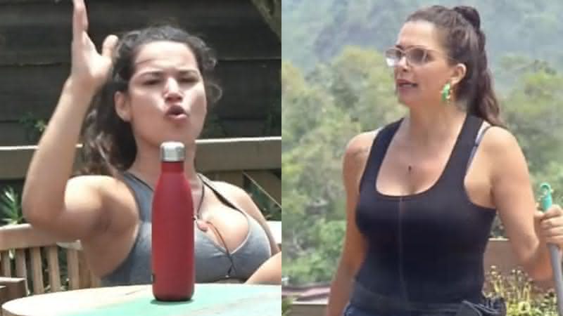 Luiza Ambiel provoca Raissa Barbosa e peoas trocam farpas pesadíssimas - Reprodução/ Record