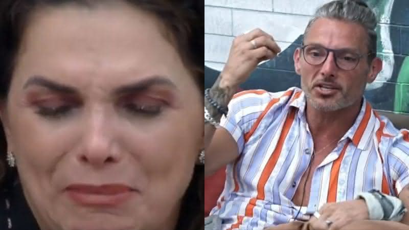 Aos prantos, Luiza Ambiel ameça Juliano Ceglia de processo - Reprodução/ Record