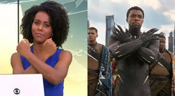 Maju Coutinho presta homenagem a Chadwick Boseman - Globo/Divulgação