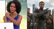 Maju Coutinho presta homenagem a Chadwick Boseman - Globo/Divulgação