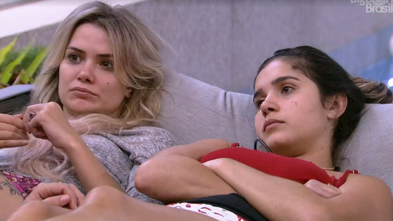 Marcela e Gizelly reclamam de Babu - TV Globo