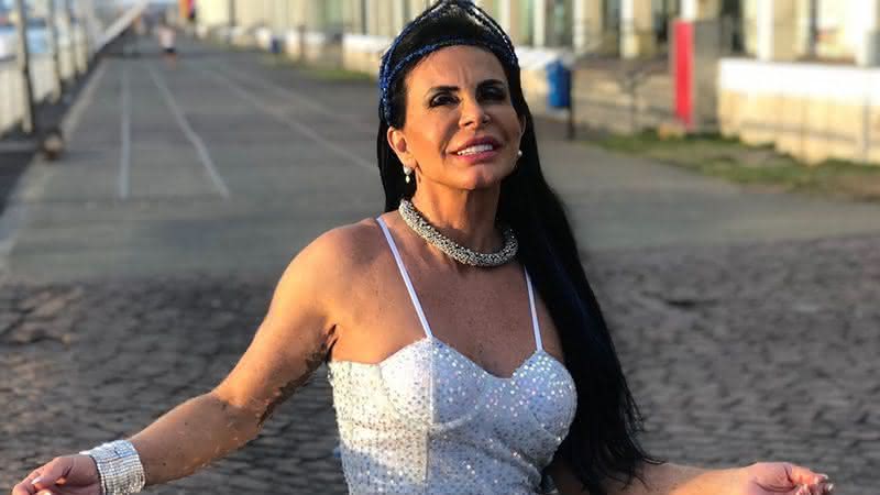 Gretchen ganha aliança de músico - Instagram