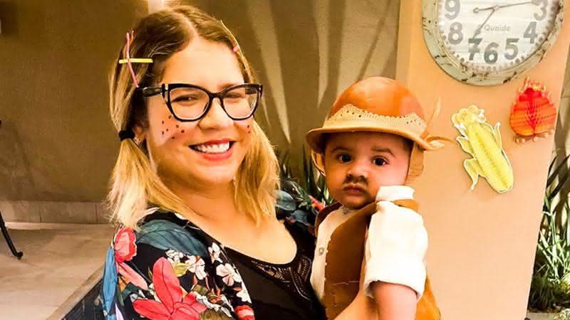 Em seu Instagram, Marilia Mendonça comemorou seis meses de vida do filho com arraial junino e encantou os fãs - Instagram