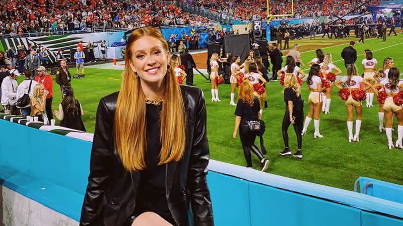 Marina Ruy Barbosa curte Super Bowl ao lado de marido, Alexandre Negrão, e declara: "Inesquecível" - Instagram