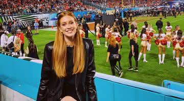 Marina Ruy Barbosa curte Super Bowl ao lado de marido, Alexandre Negrão, e declara: "Inesquecível" - Instagram