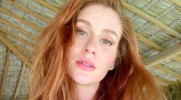 De lingerie preta, Marina Ruy Barbosa esbanja sensualidade no deserto - Reprodução/ Instagram