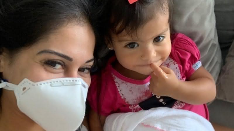 Mayra Cardi montou um parque de diversões improvisado para Sophia - Instagram