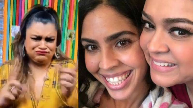 Preta Gil se diverte e dispensa comidinhas veganas de Bela Gil em vídeo de festa junina - Reprodução/ TikTok/Instagram