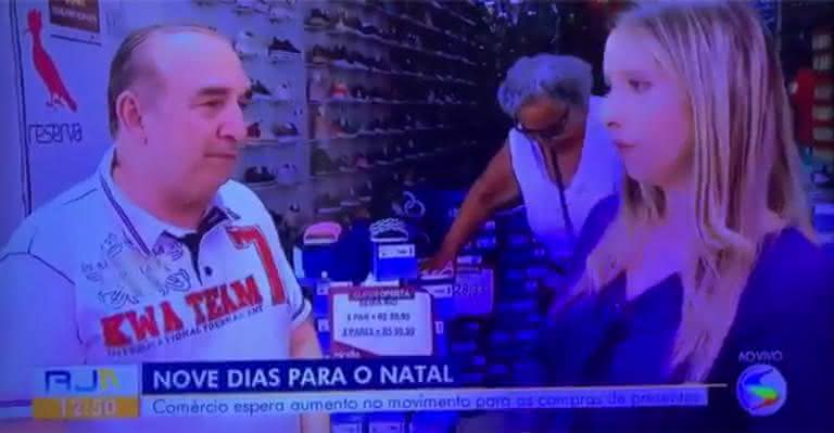 Susto! Repórter da Globo desmaia ao vivo - Globo