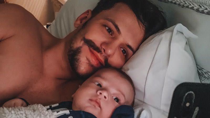 Saulo Poncio comemora oito meses do filho, Davi, em clique fofíssimo - Instagram