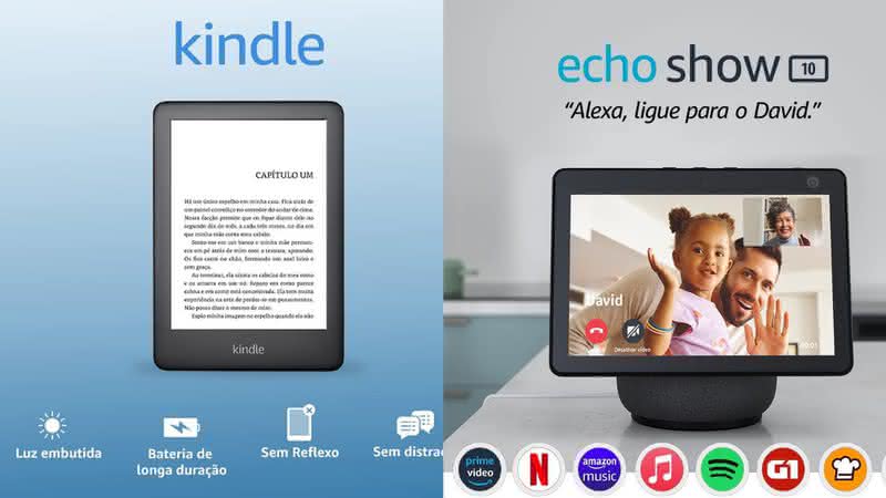 Kindle, Echo Dot, Fire Tv Stick Lite e outros dispositivos com até 30% off - Divulgação/Amazon