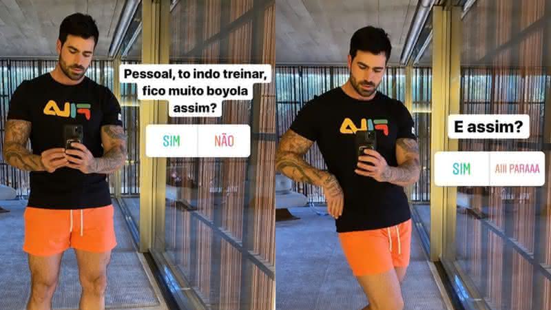 Ex-BBB Rodrigão é acusado de homofobia nas redes sociais após questionar se está muito 'boiola' - Reprodução/ Instagram