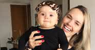 Em seu Instagram, Thaeme Mariôto celebrou os 11 meses da filha e mostrou um pouquinho da festa em casa - Instagram