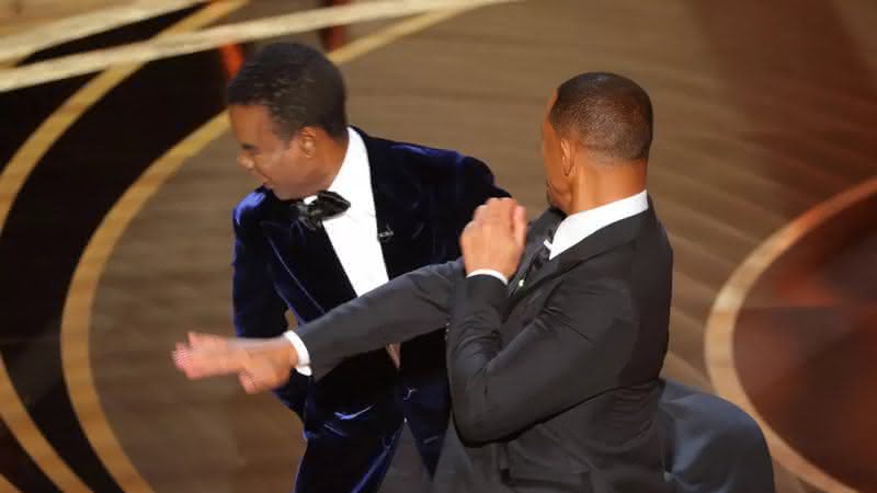 Oscar 2022: Will Smith dá tapa na cara de Chris Rock - Internet