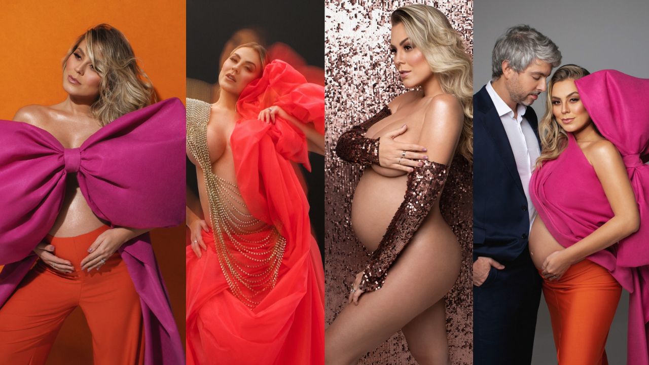 Isabella Cecchi faz ensaio de fotos de gestante