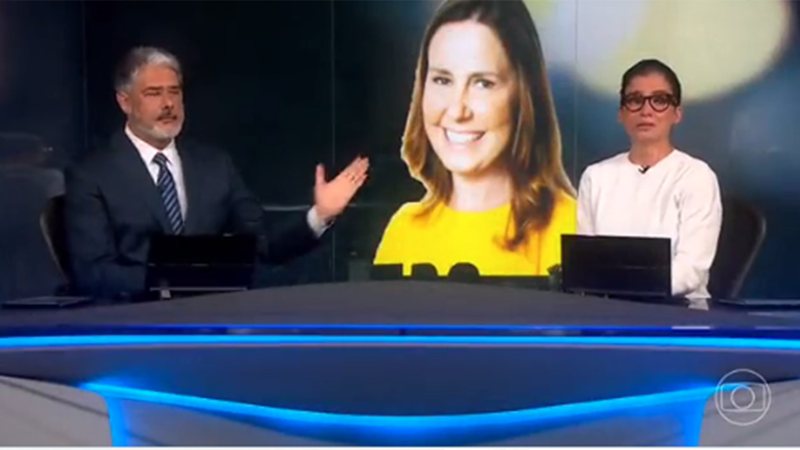 Renata Vasconcellos chora ao vivo no JN ao noticiar morte de colega, Susana Naspolini