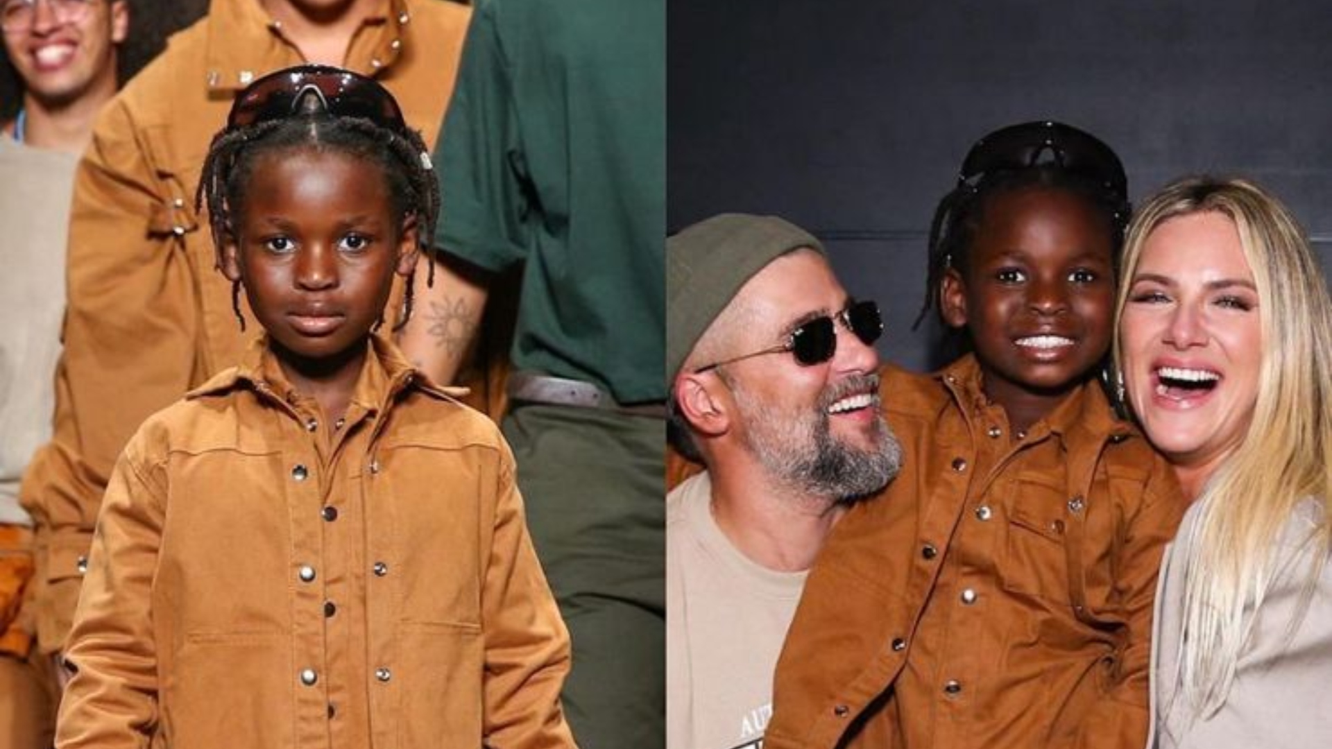 Giovanna Ewbank e Bruno Gagliasso se emocionam com primeiro desfile de Bless na SPFW