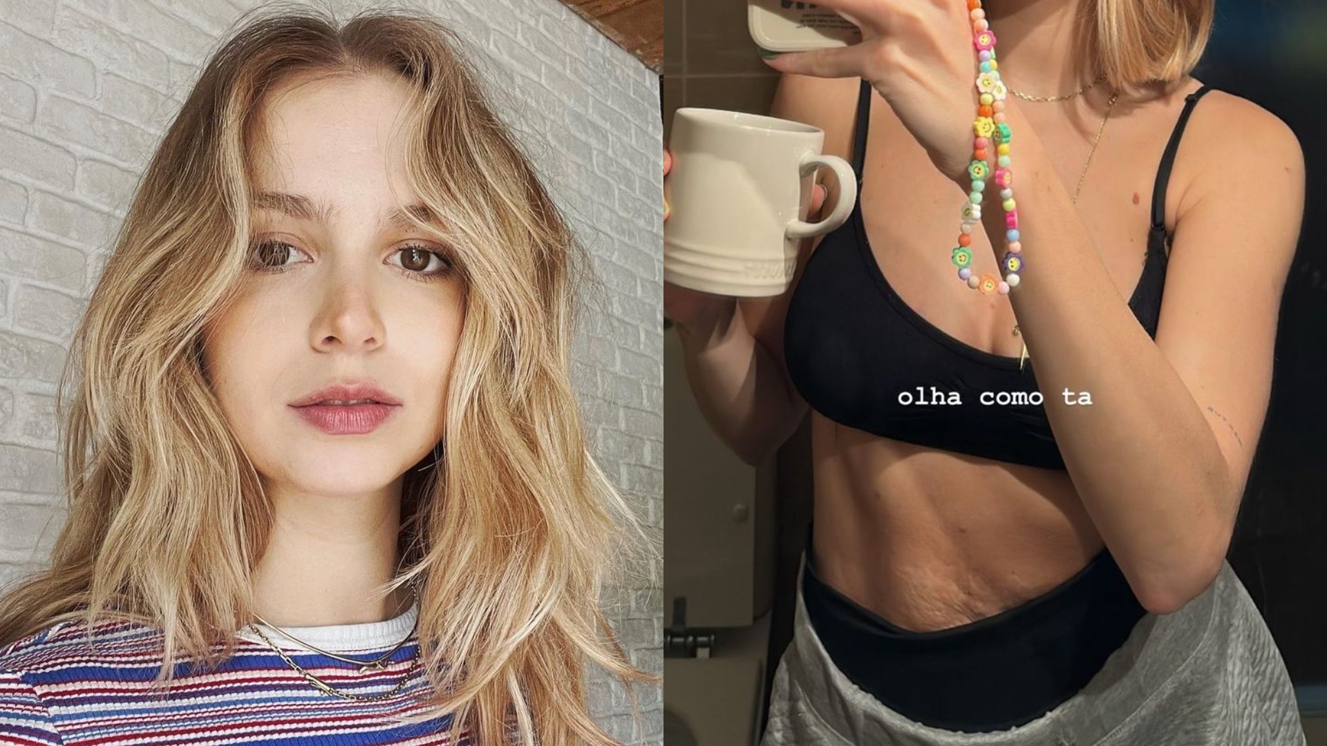 Isabella Scherer abre o jogo sobre flacidez depois do parto: “Me acustumando”