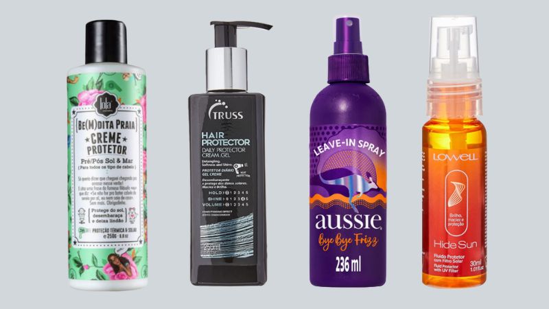 Protetor solar para o cabelo: 10 produtos para usar no dia a dia