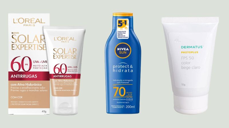 Protetor solar: confira opções indispensáveis para sua rotina no verão