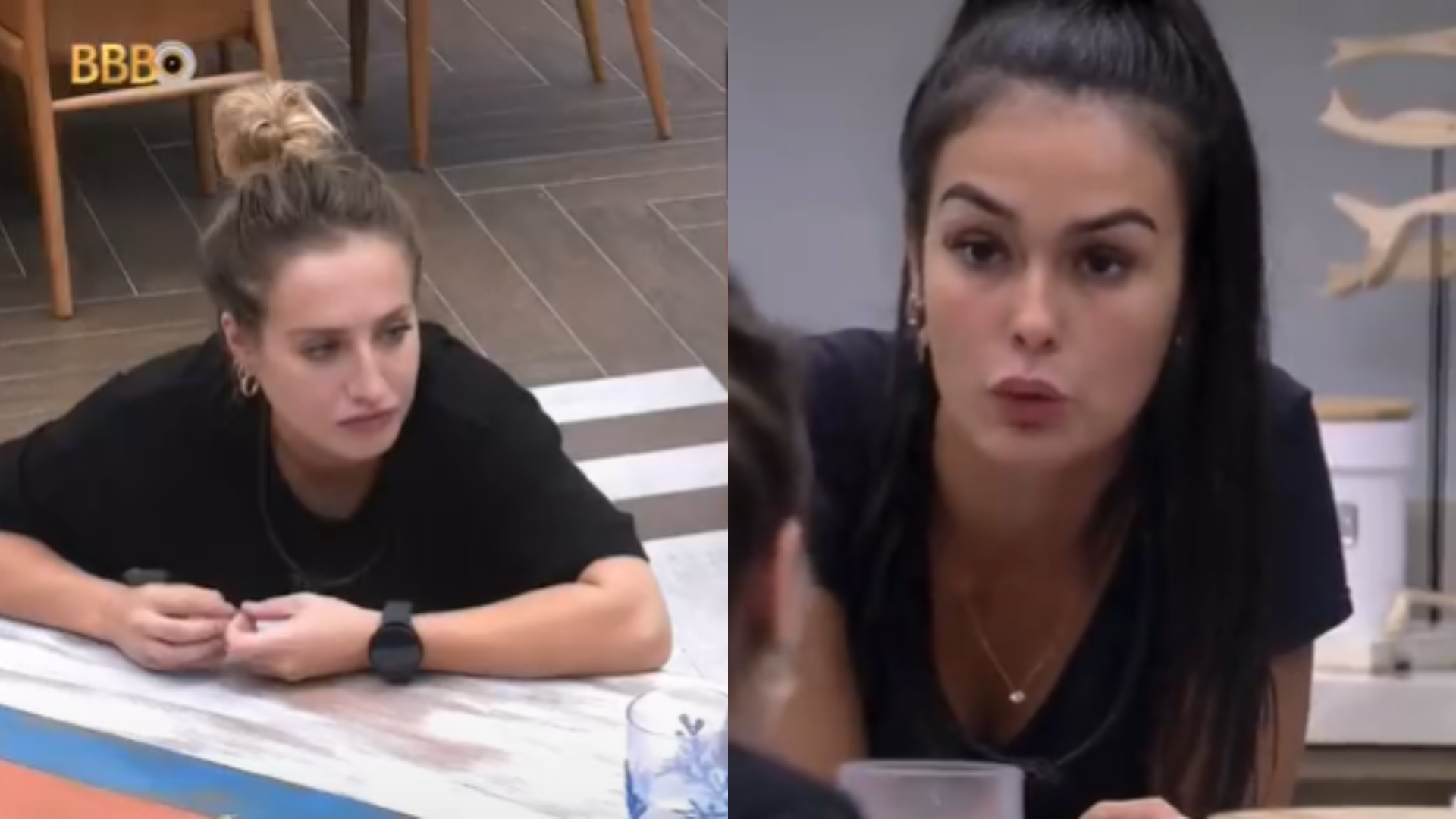 BBB23: Larissa fica chocada com revelação de Bruna Griphao sobre Key Alves