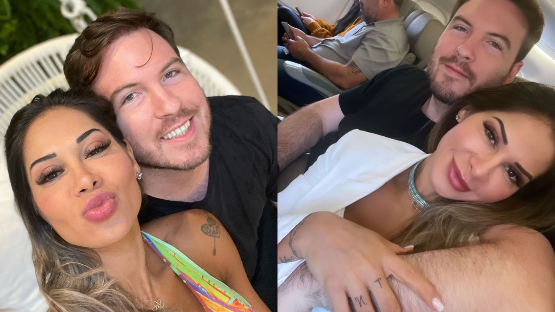Maíra Cardi faz tatuagem em homenagem para namorado, Tiago Nigro