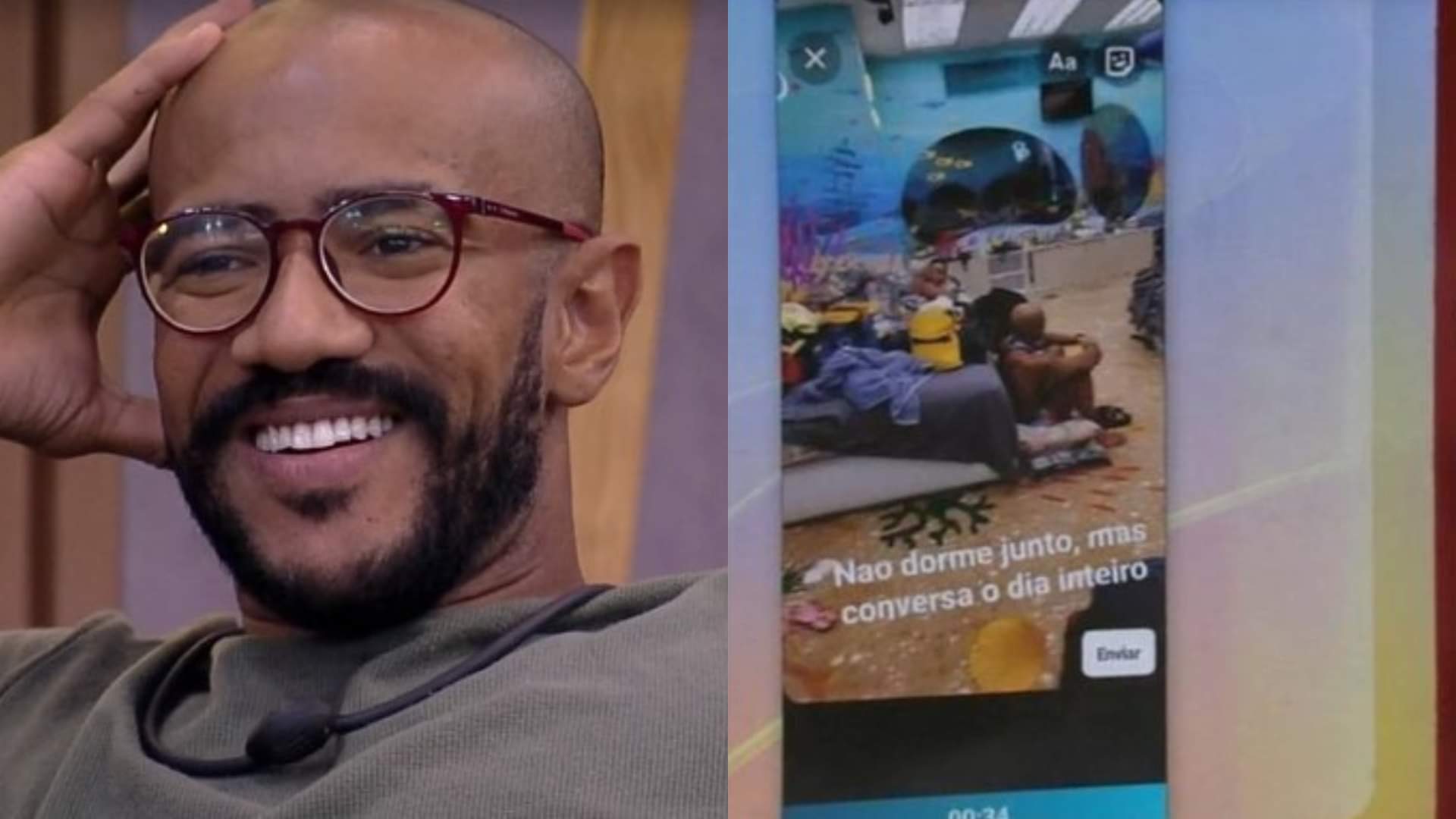 BBB23: Ricardo Alface invade privacidade de Cezar Black e o expõe