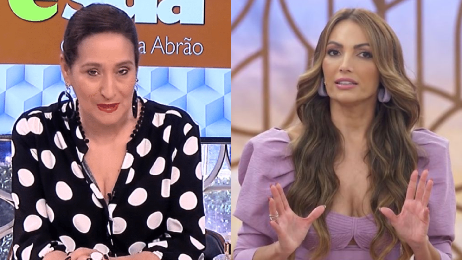 EITA! Patrícia Poeta processa Sonia Abrão por injúria e difamação