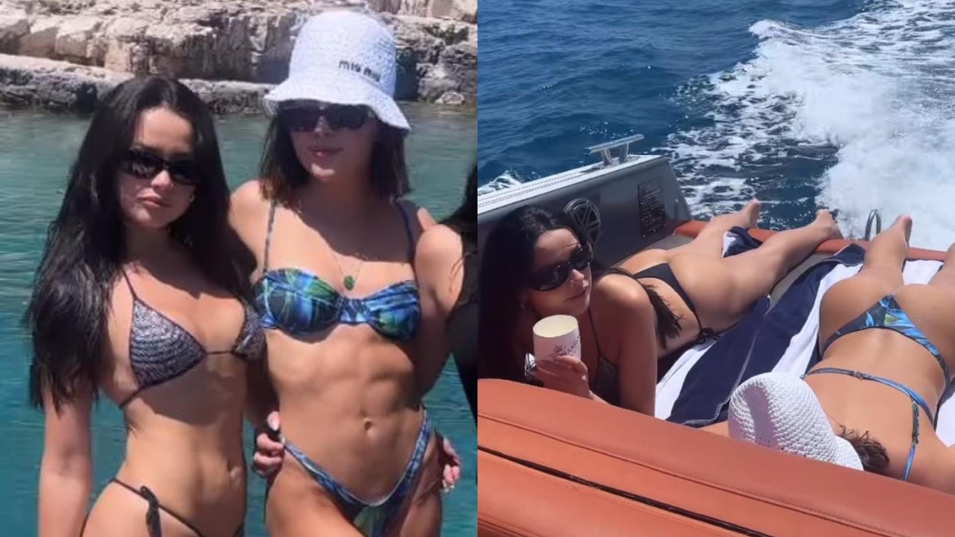Juliette e Jade Picon renovam bronzeado em passeio de barco