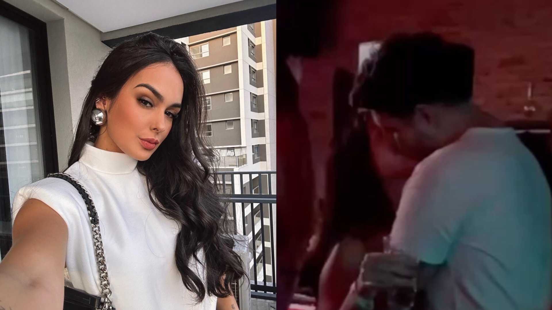 A fila andou! Larissa Santos é flagrada aos beijos com ex-BBB em vídeo quente