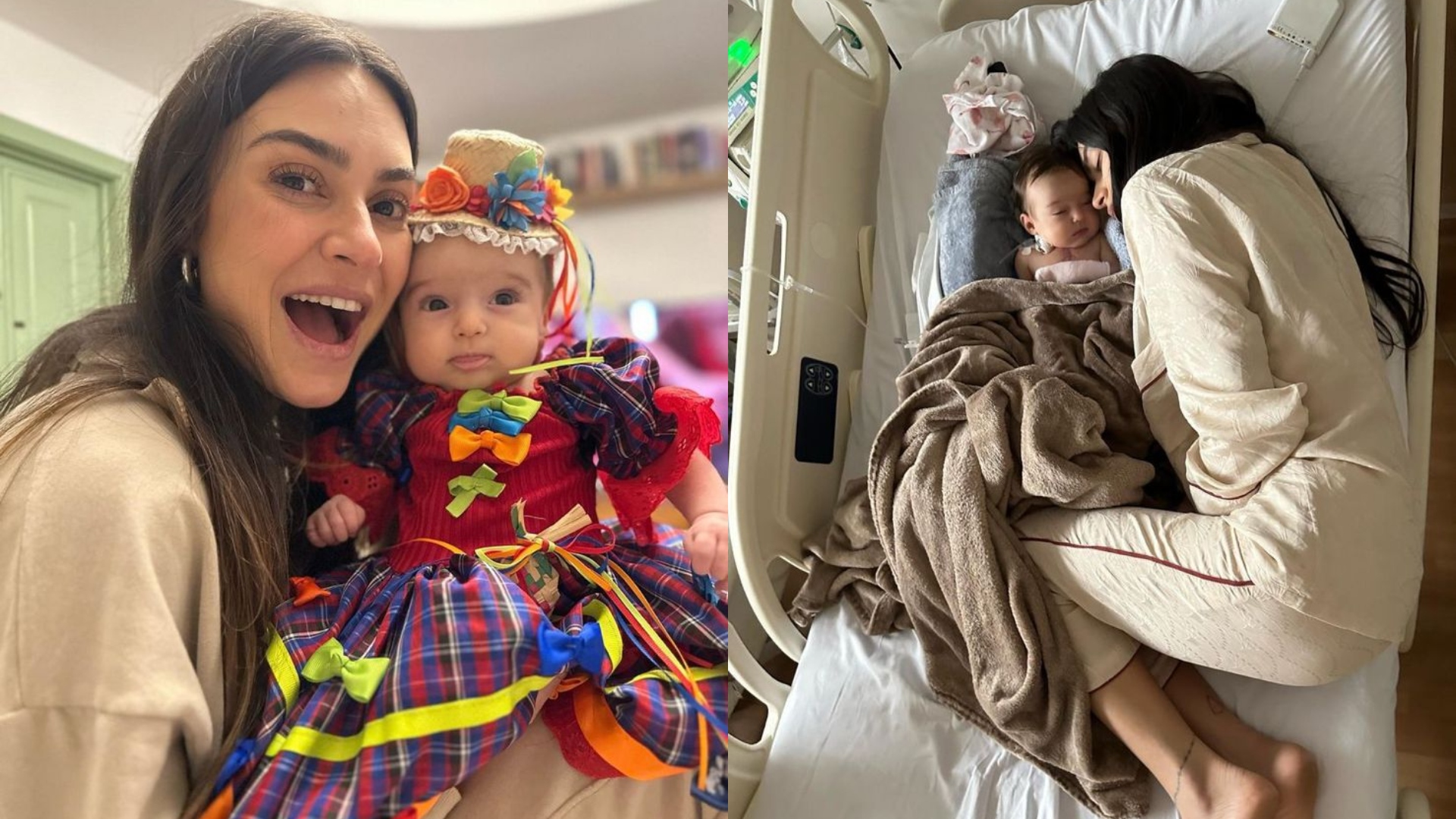 Emocionante! Thaila Ayala escreve relato após cirurgia da filha no coração