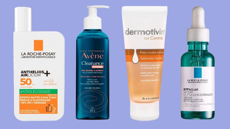 Pele oleosa: 7 produtos de beleza para adicionar na sua rotina de skincare