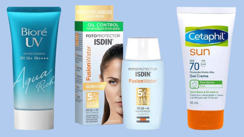 Protetor solar facial: 5 opções para a rotina de cuidados com a pele