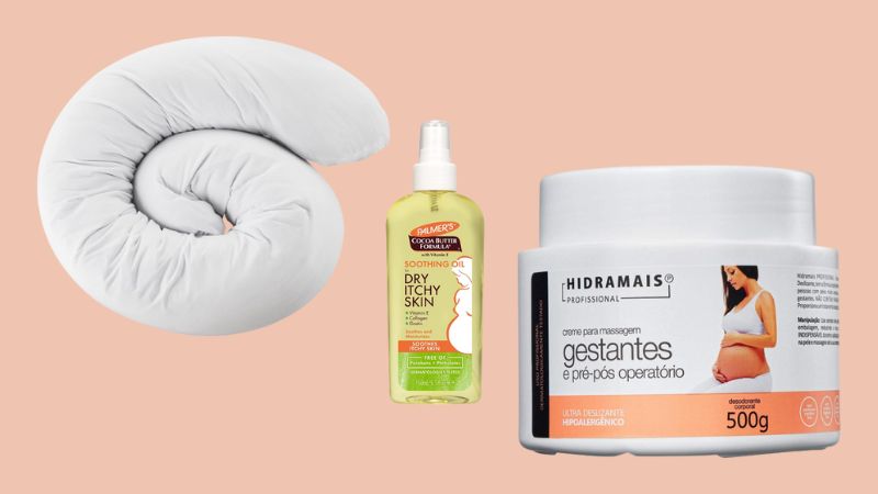 Travesseiro, cremes, roupas e mais: 8 itens para o dia a dia das gestantes