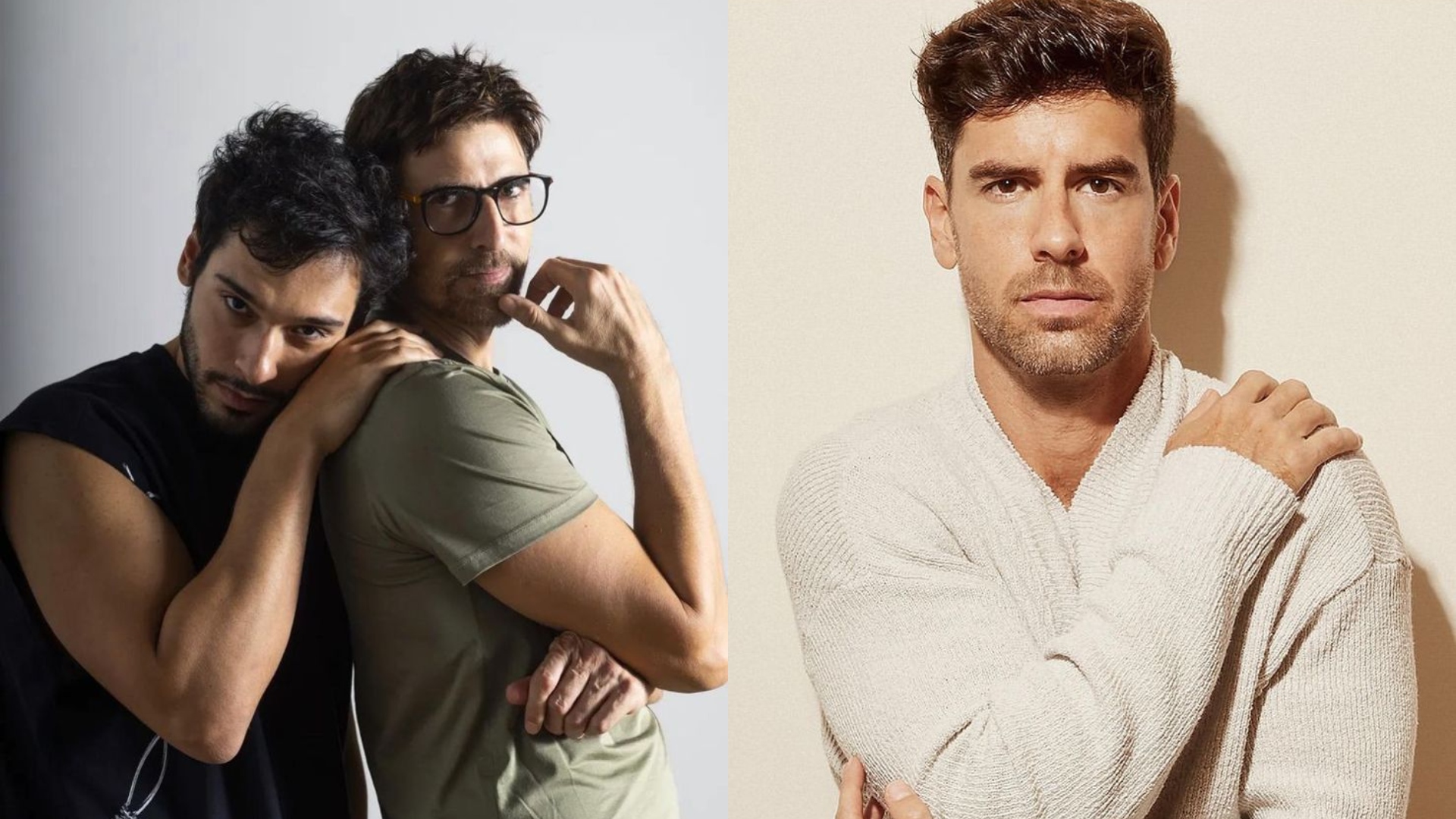 Marcos Pitombo prestigia peça LGBT de Reynaldo Gianecchini e Bruno Fagundes