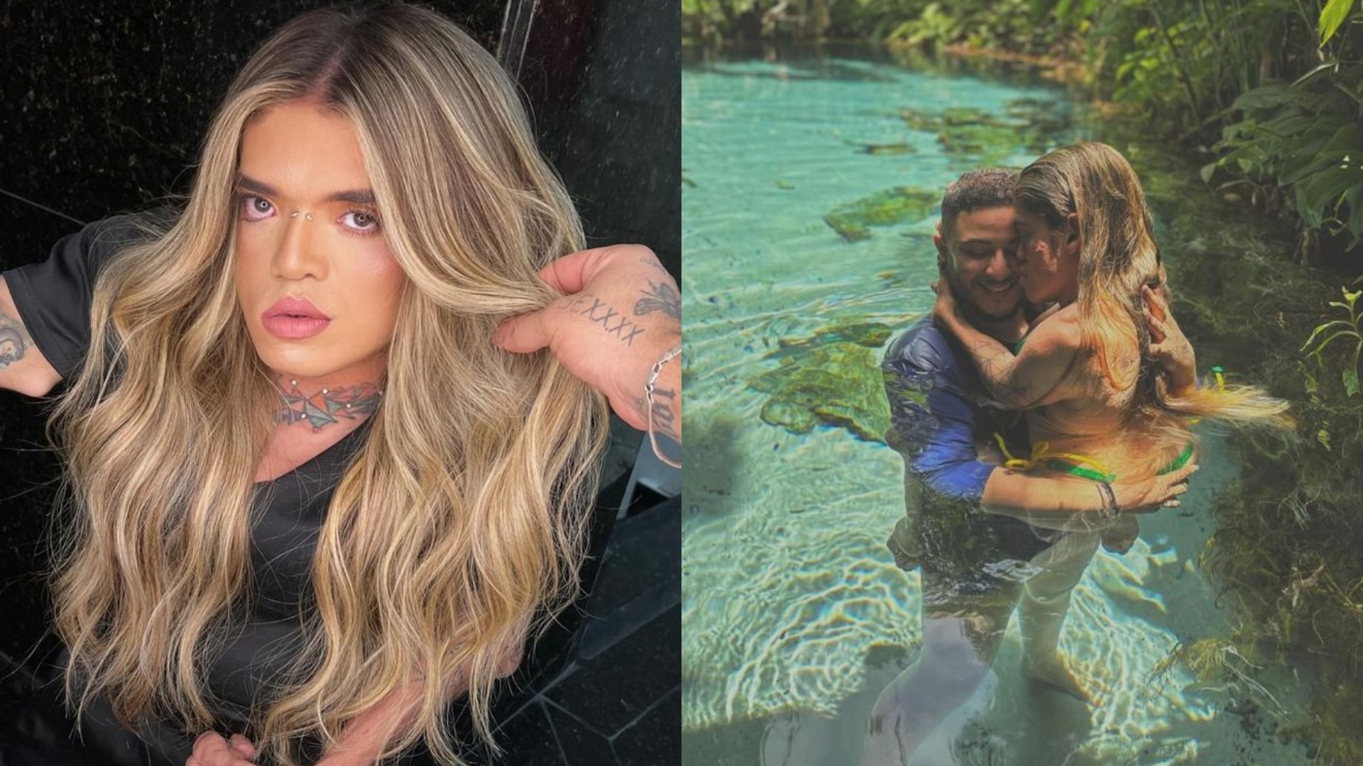 Leandrinha posta foto ao lado do namorado e rebate haters: “Não existe ódio que destrua”