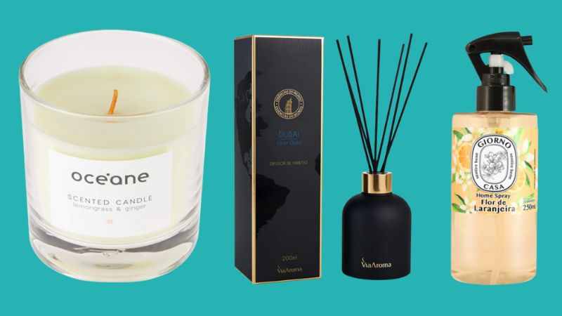 Vela aromática, difusor e mais: 10 itens para um ambiente perfumado