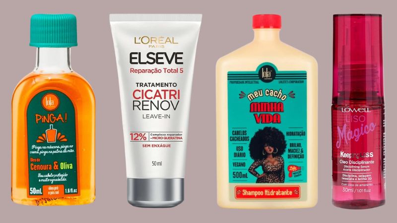 Leave-in, hidratação, protetor térmico e mais: 10 produtos para cuidar dos cabelos no verão