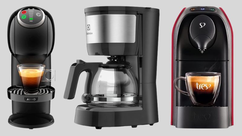 Cafeteiras: 9 modelos incríveis para o dia a dia