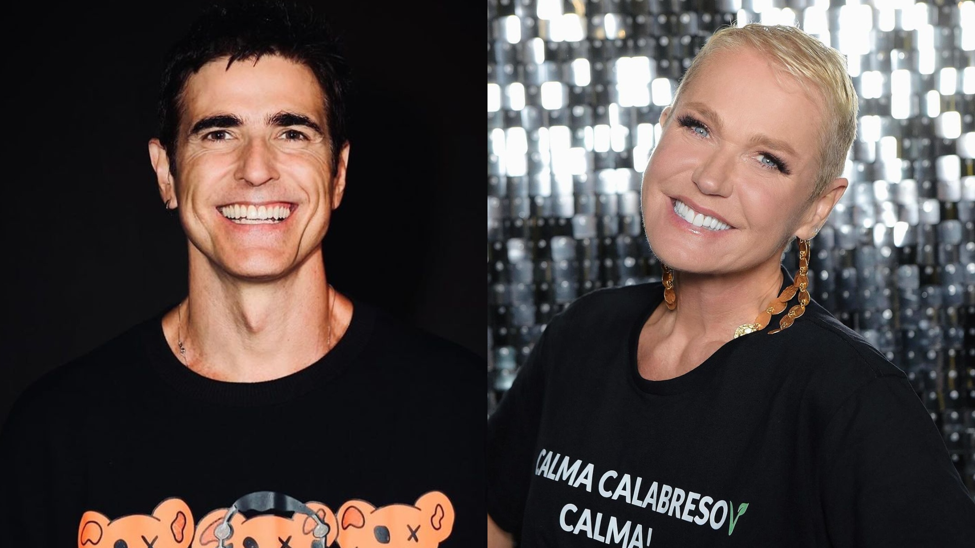 Reynaldo Gianecchini posa agarradinho com Xuxa e enlouquece a web
