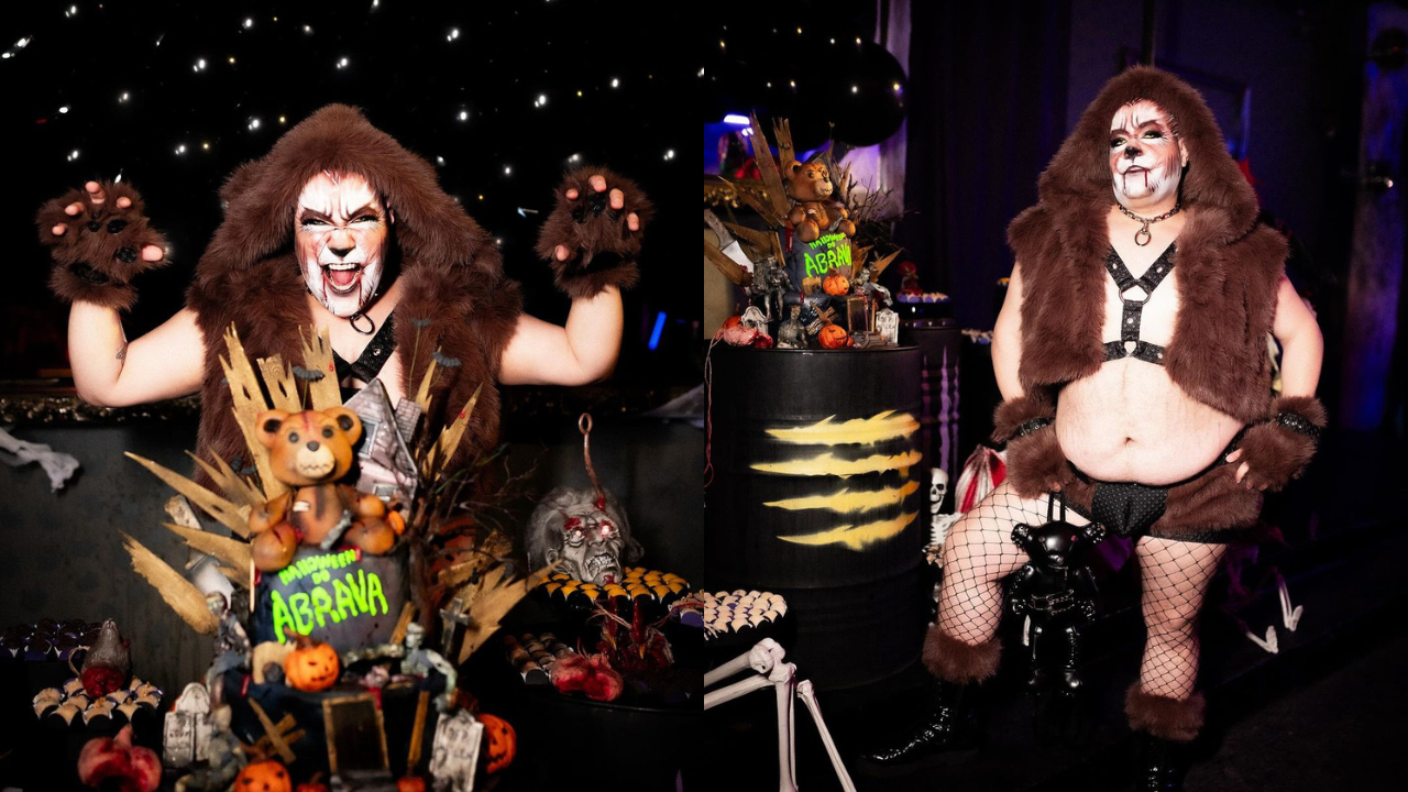 Tiago Abravanel comemora seu aniversário de 37 anos com festa temática de Halloween