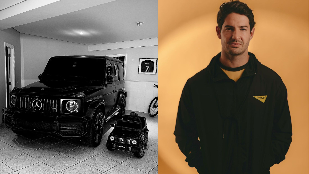 Alexandre Pato compartilha réplica de Mercedes de presente para o filho Benjamin