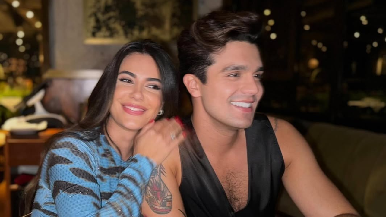 Luan Santana e Jade Magalhães oficializam casamento e aguardam chegada da primeira filha
