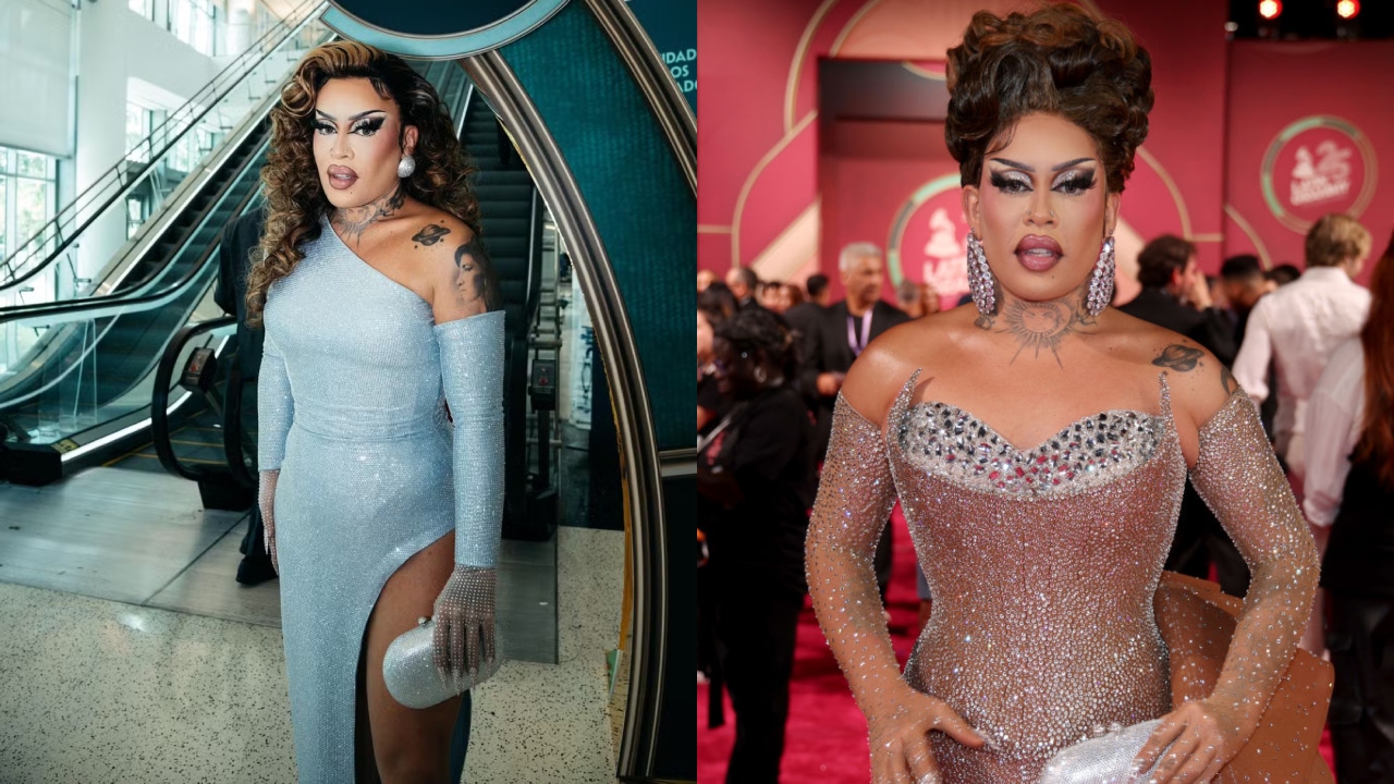 Chiquérrima! Gloria Groove encanta ao usar dois looks em Grammy Latino