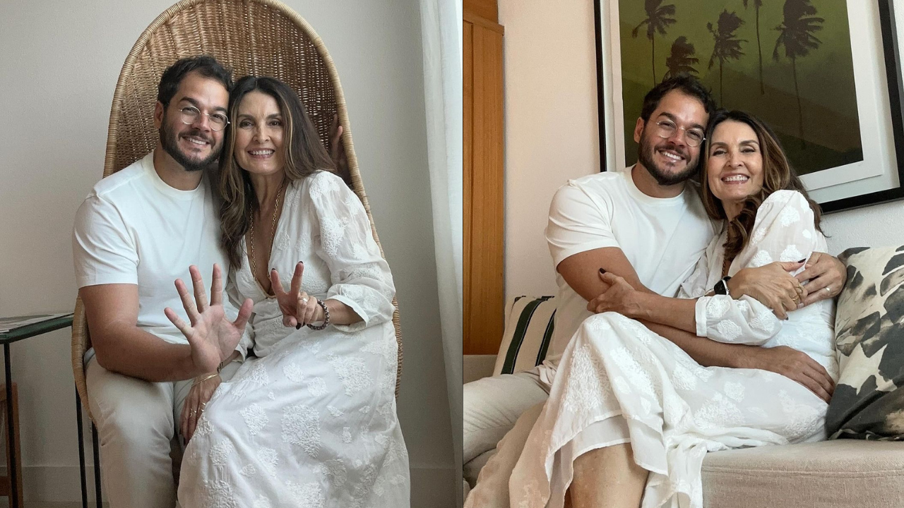 Tulio Gadelha e Fátima Bernardes comemoram 7 anos de relacionamento