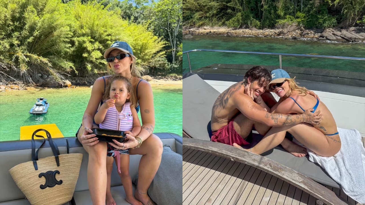 Virginia Fonseca ostenta ao passear com família em luxuoso iate de R$ 20 milhões