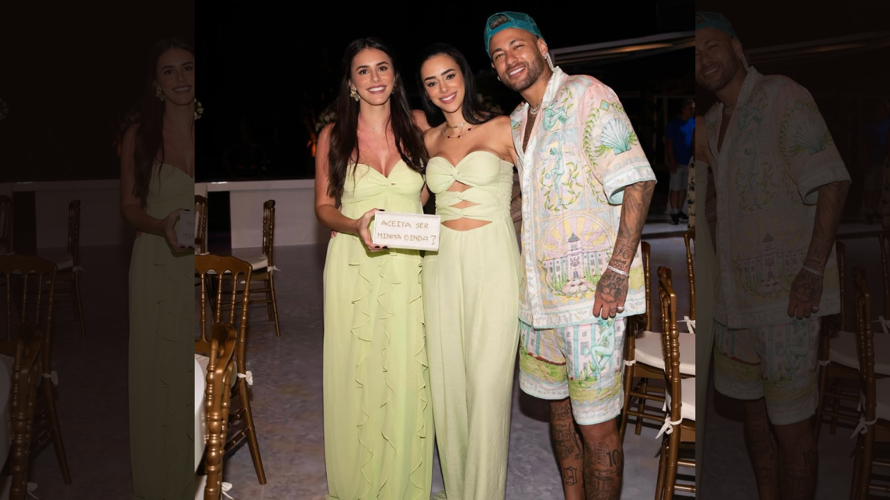 Mais que tia, dinda! Conheça a madrinha da segunda filha de Bruna e Neymar