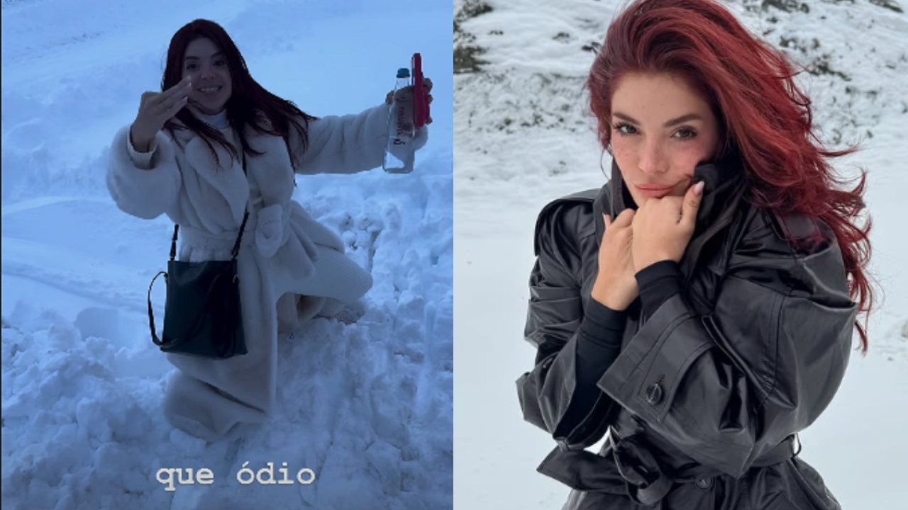 Gkay compartilha perrengue sofrido em viagem em relação a neve: ‘Que ódio’